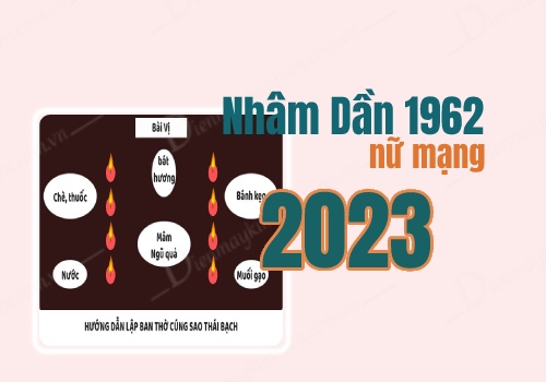 Phương pháp cúng sao Thái Bạch tuổi Nhâm Dần nữ mạng năm 2023