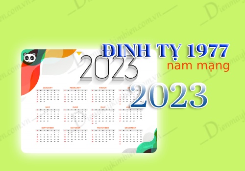 Tháng tốt xấu tuổi Đinh Tỵ 1977 nam mạng năm 2023
