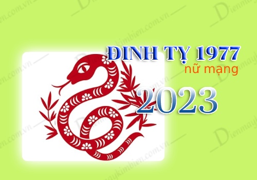 Tử vi tuổi Đinh Tỵ 1977 nữ mạng năm 2023