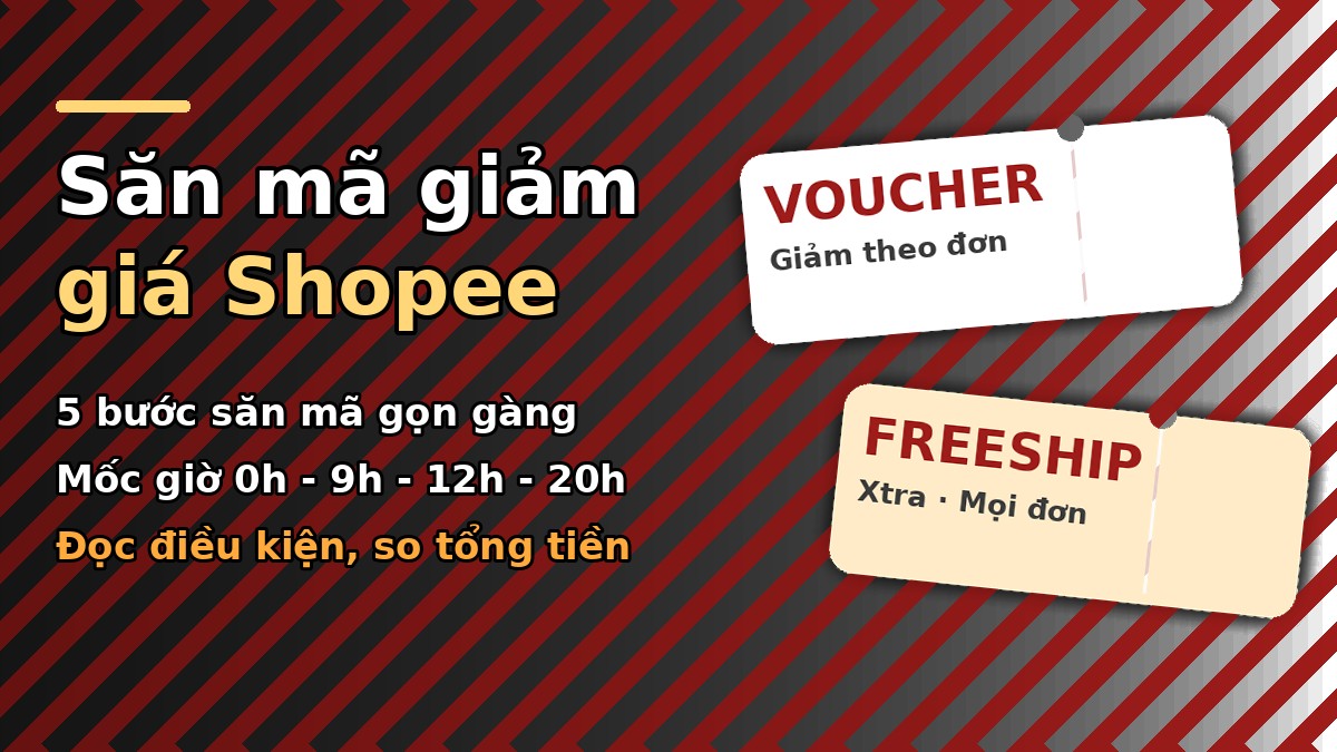 săn mã giảm giá shopee